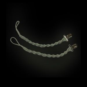 Macrame Pacifier Clip Set